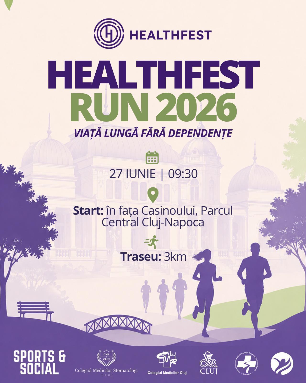 HEALTHFEST 2026 – Participarea OAMGMAMR filiala Cluj în calitate de partener
