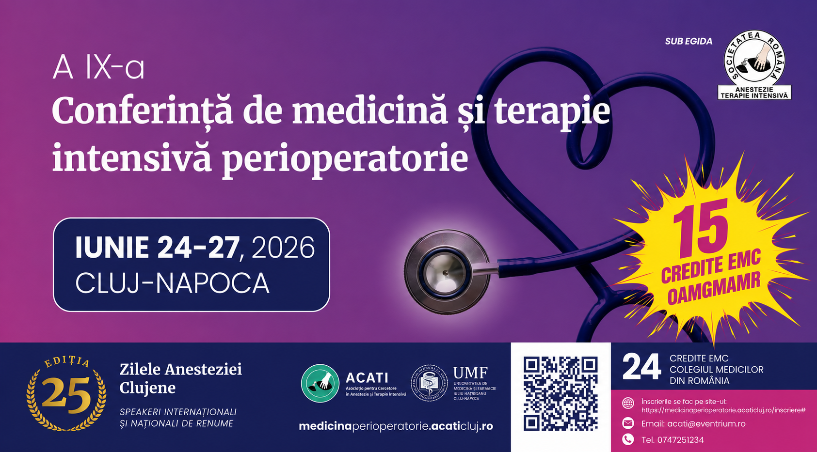A IX-a Conferinţă de medicină şi terapie intensivă perioperatorie